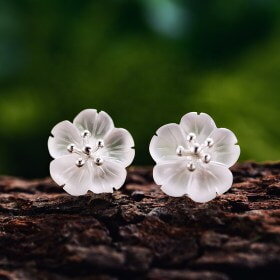 Original-design-Silver-Flower-Stud-earring-crystal (11)